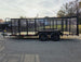6.4x16 Utility Trailer Straight Deck 4ft Mesh Sides with Basket (2) 3,500lb Axles - SLE Equipment - 4