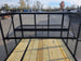 6.4x16 Utility Trailer Straight Deck 4ft Mesh Sides with Basket (2) 3,500lb Axles - SLE Equipment - 12