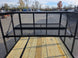 6.4x16 Utility Trailer Straight Deck 4ft Mesh Sides with Basket (2) 3,500lb Axles - SLE Equipment - 12