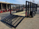 6.4x16 Utility Trailer Straight Deck 4ft Mesh Sides with Basket (2) 3,500lb Axles - SLE Equipment - 10