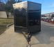 8.5x24 Hybrid Trailer Black with Black Out Package (2) 7000k Axles Front 