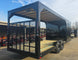 8.5x24 Hybrid Trailer Black with Black Out Package (2) 7000k Axles Right Rear
