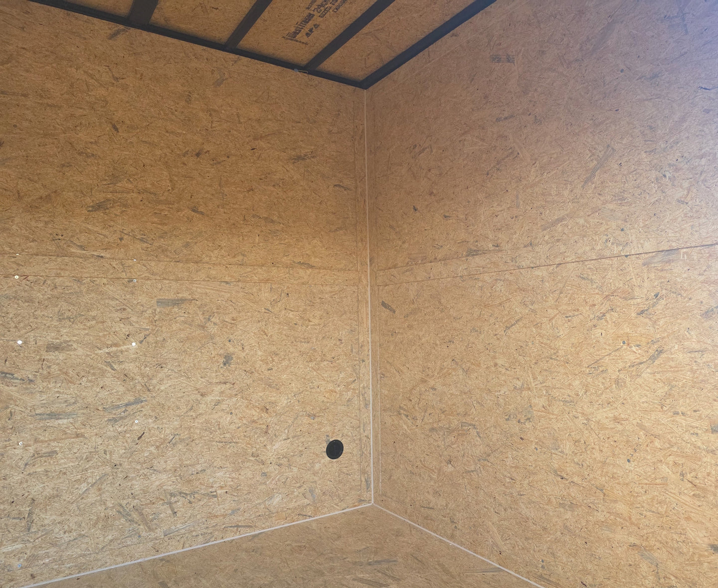 8.5x24 Hybrid Trailer Black with Black Out Package (2) 7000k Axles Rear Inside Enclosed