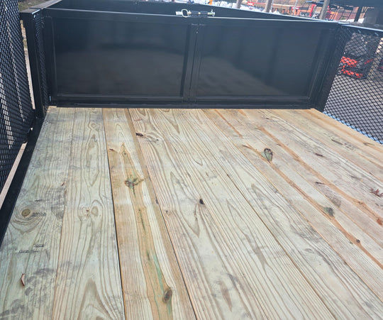 7x20 Hybrid Utility Dump Trailer 2ft Sides with Box (2) 7K Axles - SLE Equipment - 15