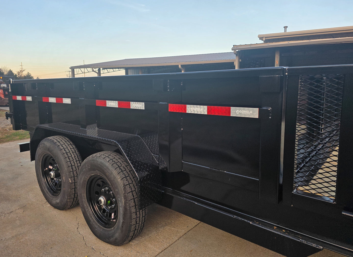 7x20 Hybrid Utility Dump Trailer 2ft Sides with Box (2) 7K Axles - SLE Equipment - 19