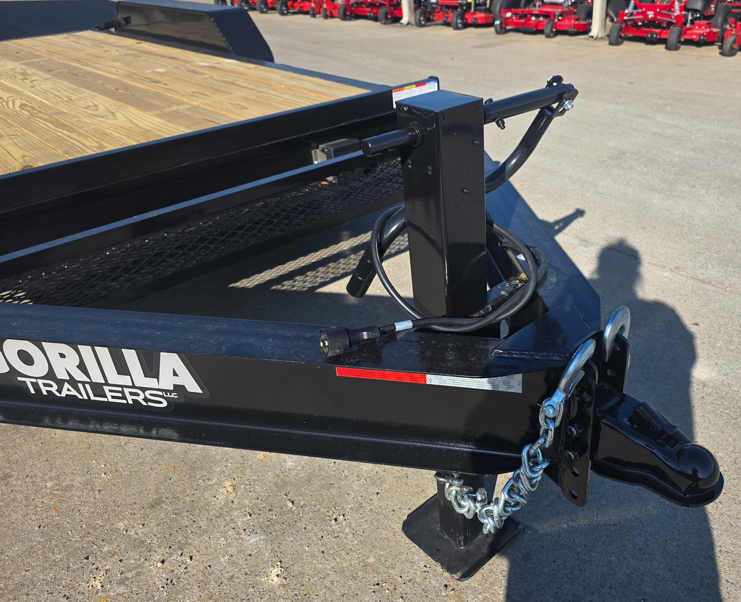 7x14 IBeam Equipment Trailer (2) 5200lb Axles with Stand - Up Ramps 10K GVWR - SLE Equipment - 11