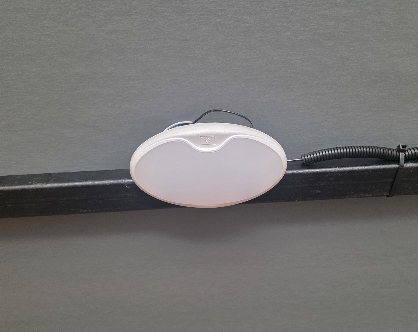 8.5x20 Black V-Nose Enclosed Trailer with Silver ATP (2) 52000lb Axles Dome Light 