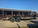 6.4x18 Straight Deck Utility Trailer with Side Gate (2) 3,500lb Axle Right Side