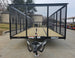 7x20 Dovetail Utility Trailer 4ft Mesh Sides (2) 3,500lb Axles - SLE Equipment - 3