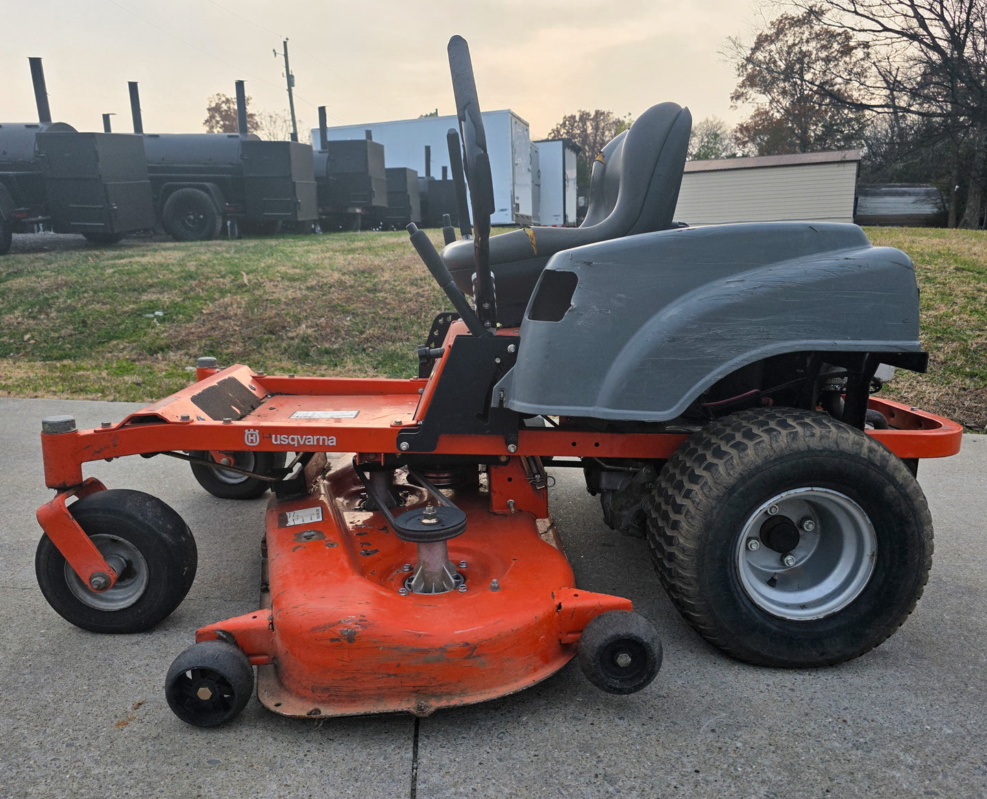 Used- RZ5424 54' Zero Turn Mower 54' 24HP KOH Left Side 