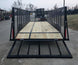7x20 Dovetail Utility Trailer 4ft Mesh Sides (2) 3,500lb Axles - SLE Equipment - 12