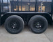 7x20 Dovetail Utility Trailer 4ft Mesh Sides (2) 3,500lb Axles - SLE Equipment - 22
