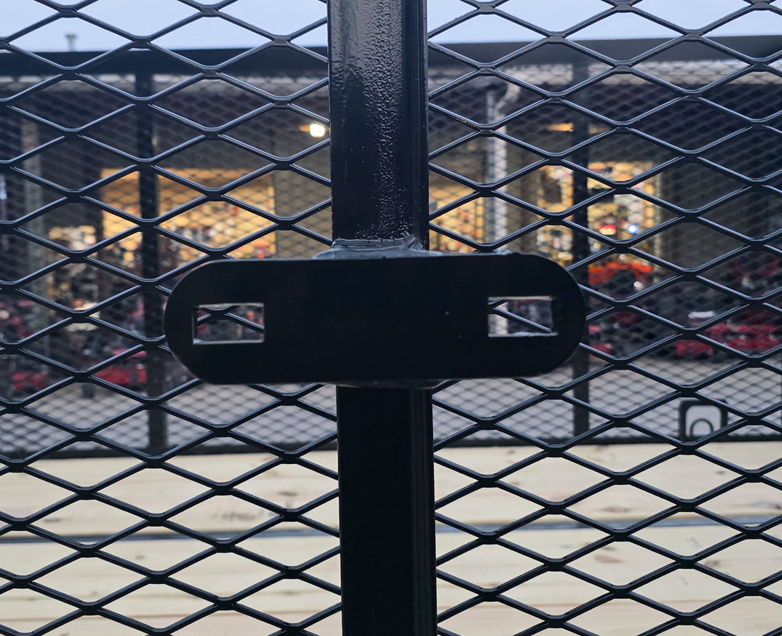 7x20 Dovetail Utility Trailer 4ft Mesh Sides (2) 3,500lb Axles - SLE Equipment - 14