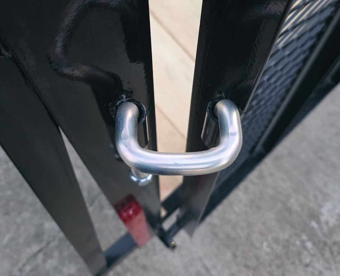 7x20 Dovetail Utility Trailer 4ft Mesh Sides (2) 3,500lb Axles - SLE Equipment - 19