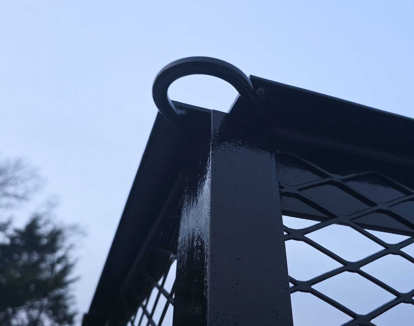 7x20 Dovetail Utility Trailer 4ft Mesh Sides (2) 3,500lb Axles - SLE Equipment - 21