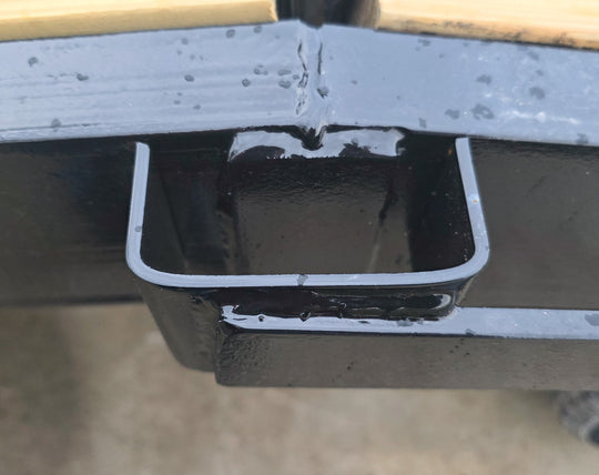 8.5x20 I-Beam Deckover Trailer (2) 7K Axles Stand-Up Ramps 14K GVWR Stake Pocket