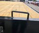 8.5x20 I-Beam Deckover Trailer (2) 7K Axles Stand-Up Ramps 14K GVWR Front Bar