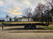 8.5x20 I-Beam Deckover Trailer (2) 7K Axles Stand-Up Ramps 14K GVWR Left Side 