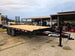 8.5x20 I-Beam Deckover Trailer (2) 7K Axles Stand-Up Ramps 14K GVWR Front  Right 