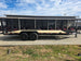 7x20 Equipment Trailer 8" I-Beam (2) 7K Axles Standup Ramps 14K GVWR Right Side 