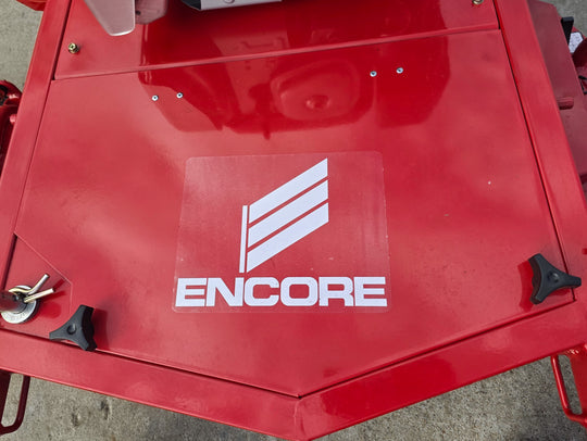 Encore EW32X11HDE Walk Behind Mower 10.5HP GX390 Honda Flip Up Panel for Spindle Access