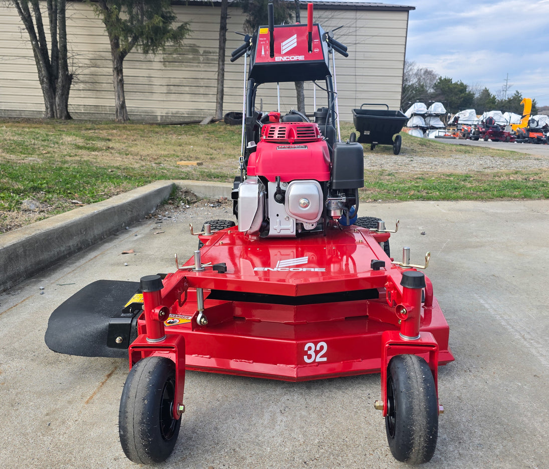 Encore EW32X11HDE Walk Behind Mower 10.5HP GX390 Honda Front 