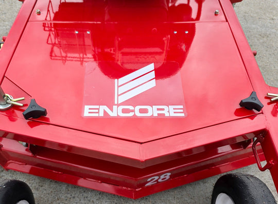 Encore EW28X11BS Walk Behind Mower 10.5HP Briggs Flip Up Panel