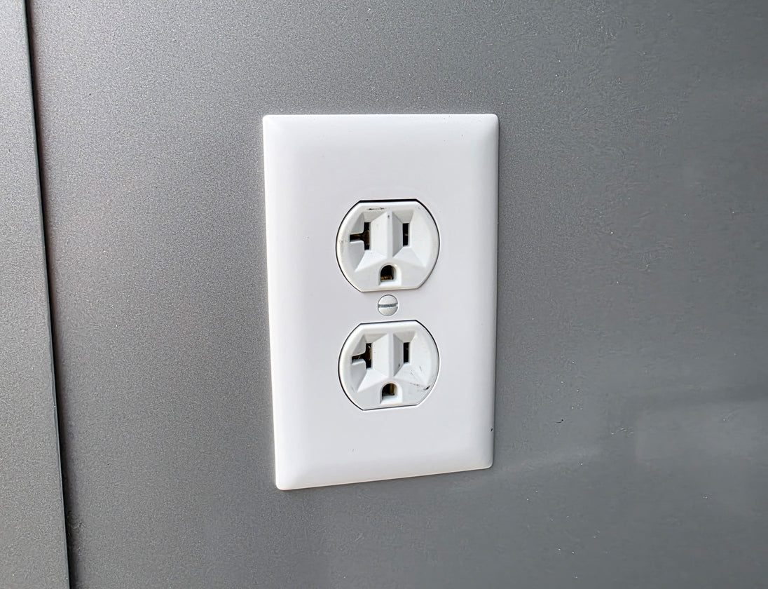 8.5x42 Red Gooseneck Enclosed Trailer Generator Cage with Rear Gullwing (3) 7000k Axles Wall Outlet