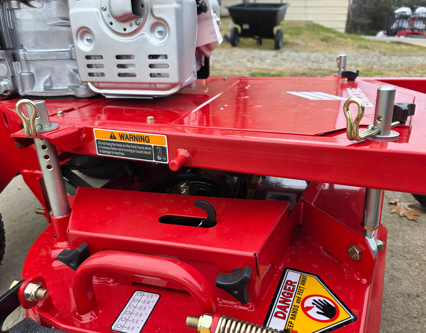 Encore EW32X11HD Walk Behind Mower 10.5HP GXV 340 Honda Pull Pin Cutting Height 