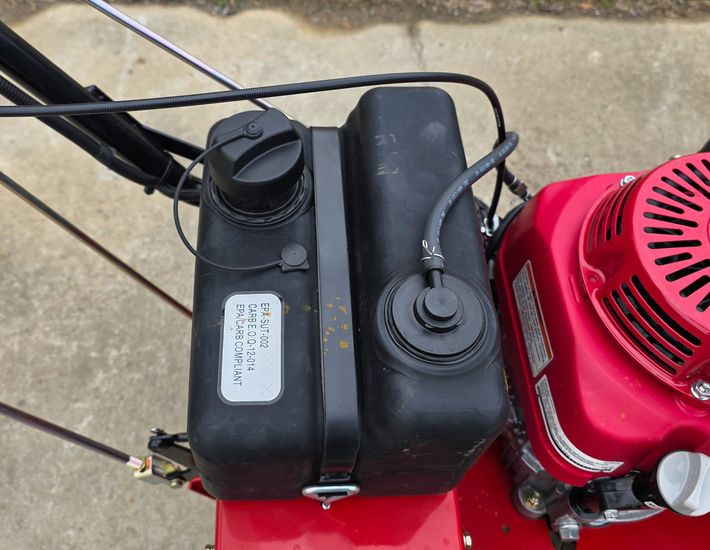 Encore EW32X11HD Walk Behind Mower 10.5HP GXV 340 Honda Fuel Tank 