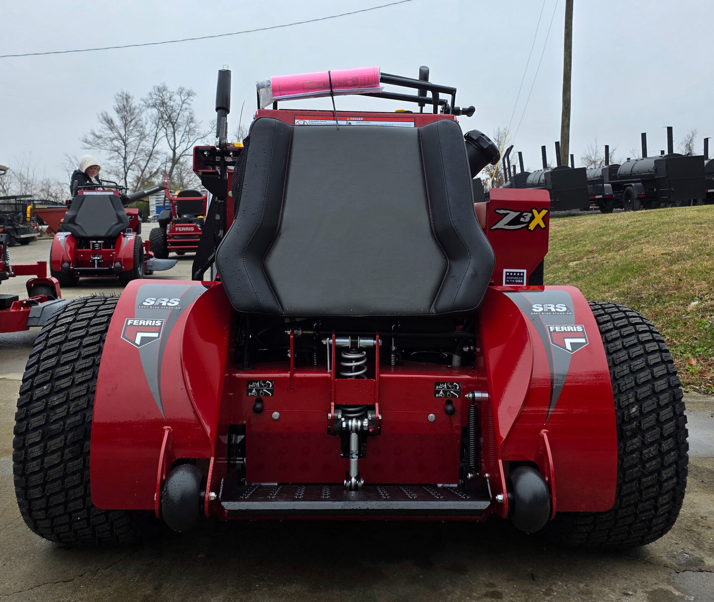 Ferris 5902216 SRS Z3X Soft Ride Stand-On Mower 40HP Vanguard Rear Stand On Plate and Operator Pad
