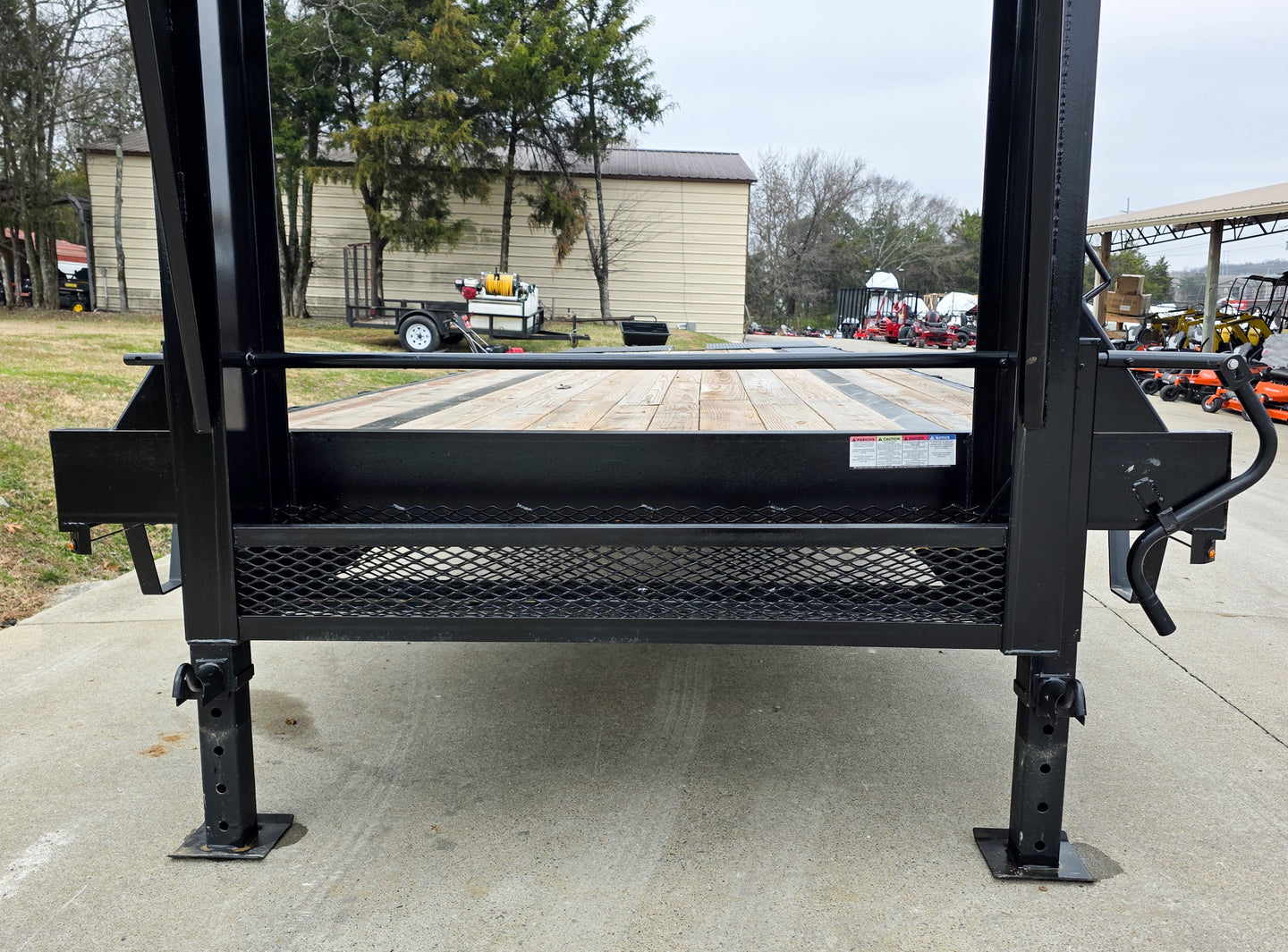 8.5x30 Gooseneck Deckover Dovetail Trailer (2) 10K Axles King Kong Ramps 20K GVWR Front Jacks