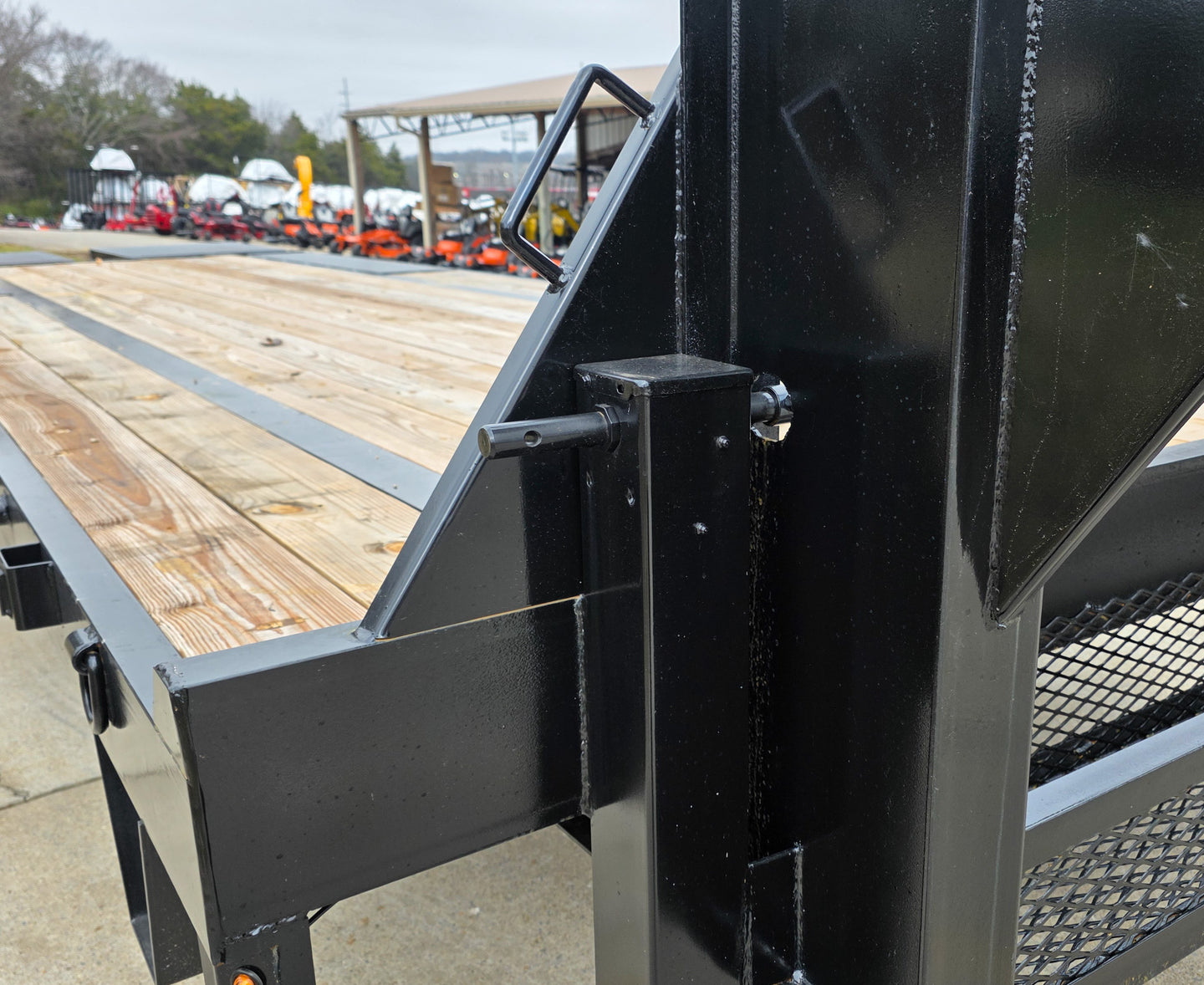 8.5x30 Gooseneck Deckover Dovetail Trailer (2) 10K Axles King Kong Ramps 20K GVWR Jack/Handle