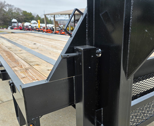 8.5x30 Gooseneck Deckover Dovetail Trailer (2) 10K Axles King Kong Ramps 20K GVWR Jack/Handle