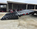 8.5x30 Gooseneck Deckover Dovetail Trailer (2) 10K Axles King Kong Ramps 20K GVWR Rear Right Ramps Down