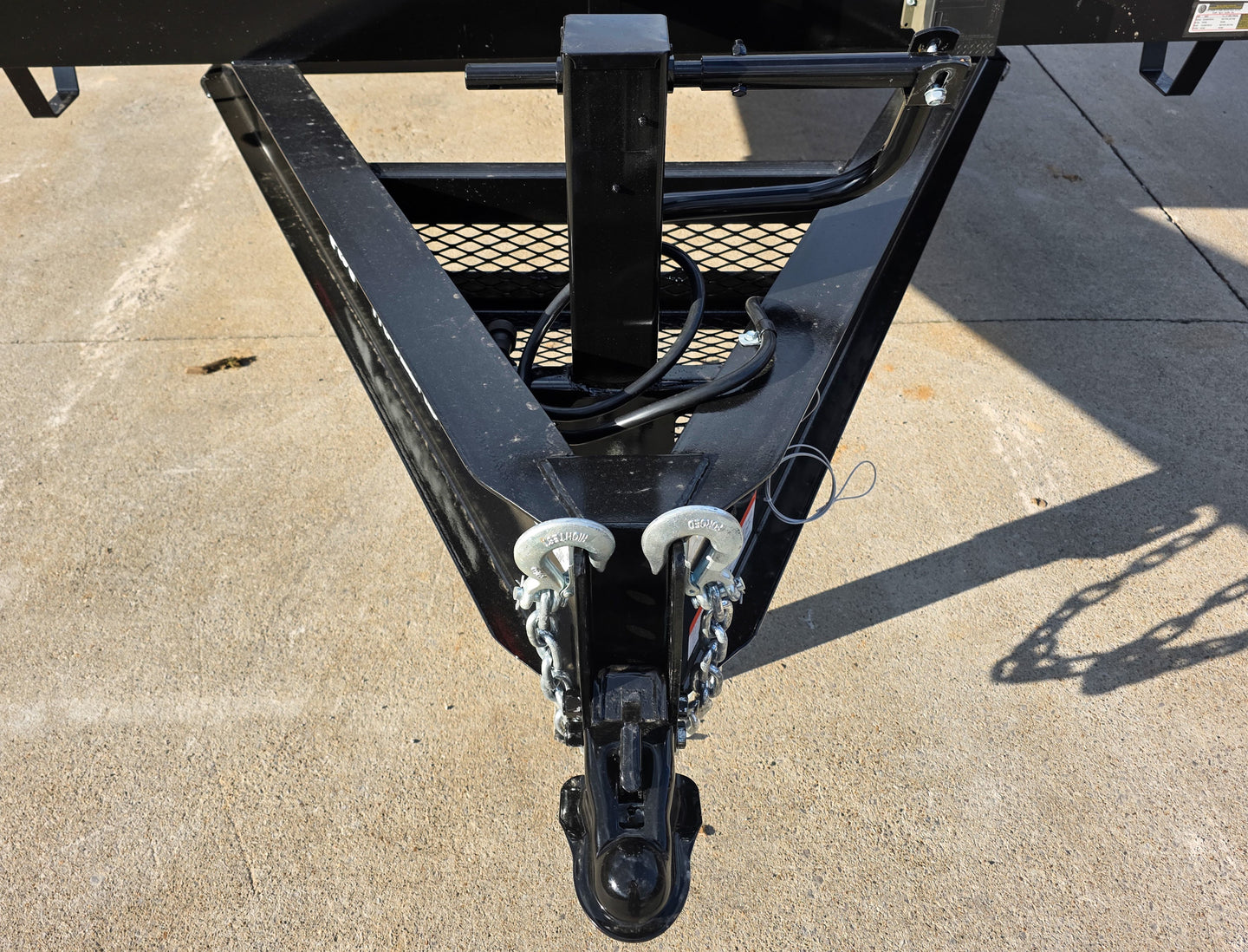 8.5x30 IBeam Deckover Trailer Dovetail (2) 7K Axles King Kong Ramps 14k GVWR Jack