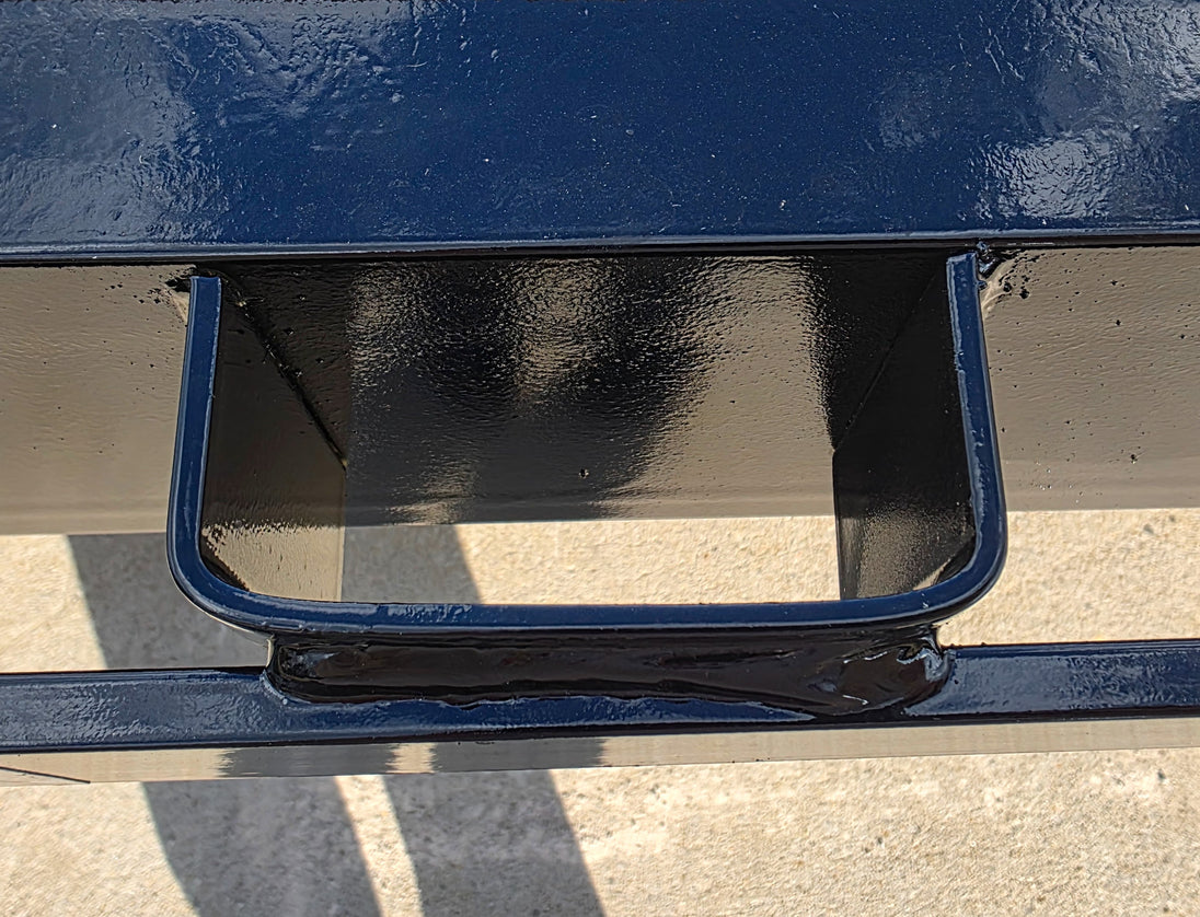 8.5x30 IBeam Deckover Trailer Dovetail (2) 7K Axles King Kong Ramps 14k GVWR Stake Pockets
