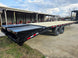 8.5x30 IBeam Deckover Trailer Dovetail (2) 7K Axles King Kong Ramps 14k GVWR Right Rear 
