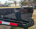 8.5x30 IBeam Deckover Trailer Dovetail (2) 7K Axles King Kong Ramps 14k GVWR Jack Bar/ Pin Lock