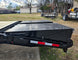 8.5x30 IBeam Deckover Trailer Dovetail (2) 7K Axles King Kong Ramps 14k GVWR Ramps 