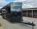 8.5x24 Black Hybrid Enclosed Trailer (2) 5,200lb Axles 10K GVWR Front Right 