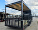 8.5x24 Black Hybrid Enclosed Trailer (2) 5,200lb Axles 10K GVWR Right Rear