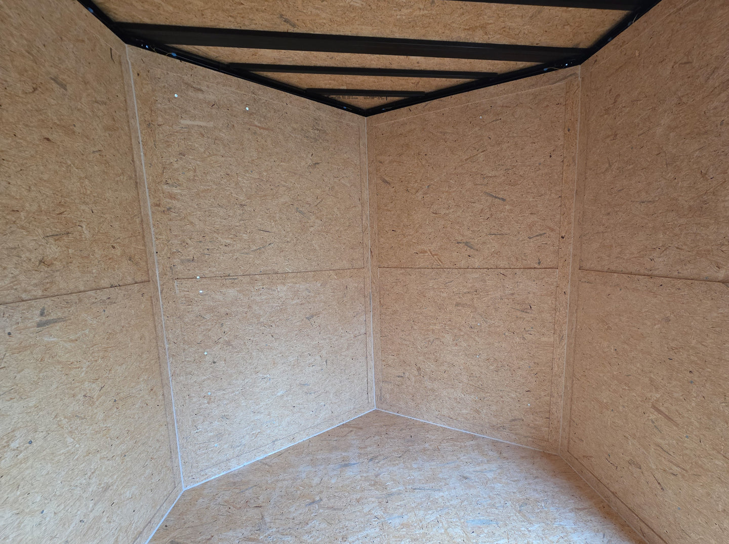 8.5x24 Black Hybrid Enclosed Trailer (2) 5,200lb Axles 10K GVWR Inside Enclosed Front 