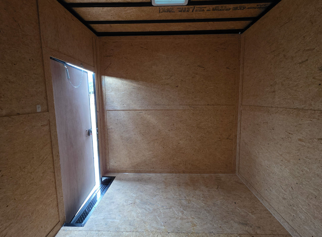 8.5x24 Black Hybrid Enclosed Trailer (2) 5,200lb Axles 10K GVWR Enclosed Back 