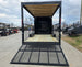 8.5x24 Black Hybrid Enclosed Trailer (2) 5,200lb Axles 10K GVWR Rear Gate Down