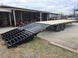 8.5x30 IBeam Deckover Trailer Dovetail (2) 7K Axles King Kong Ramps 14k GVWR Right Rear Ramps Down