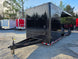 8.5' X 30' Custom Black With Blackout Tailgate Trailer - SLE Equipment - 3