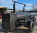 330 GAL Smoker Single Door With CounterWeight with Double Racks and Charkettle Right Rear