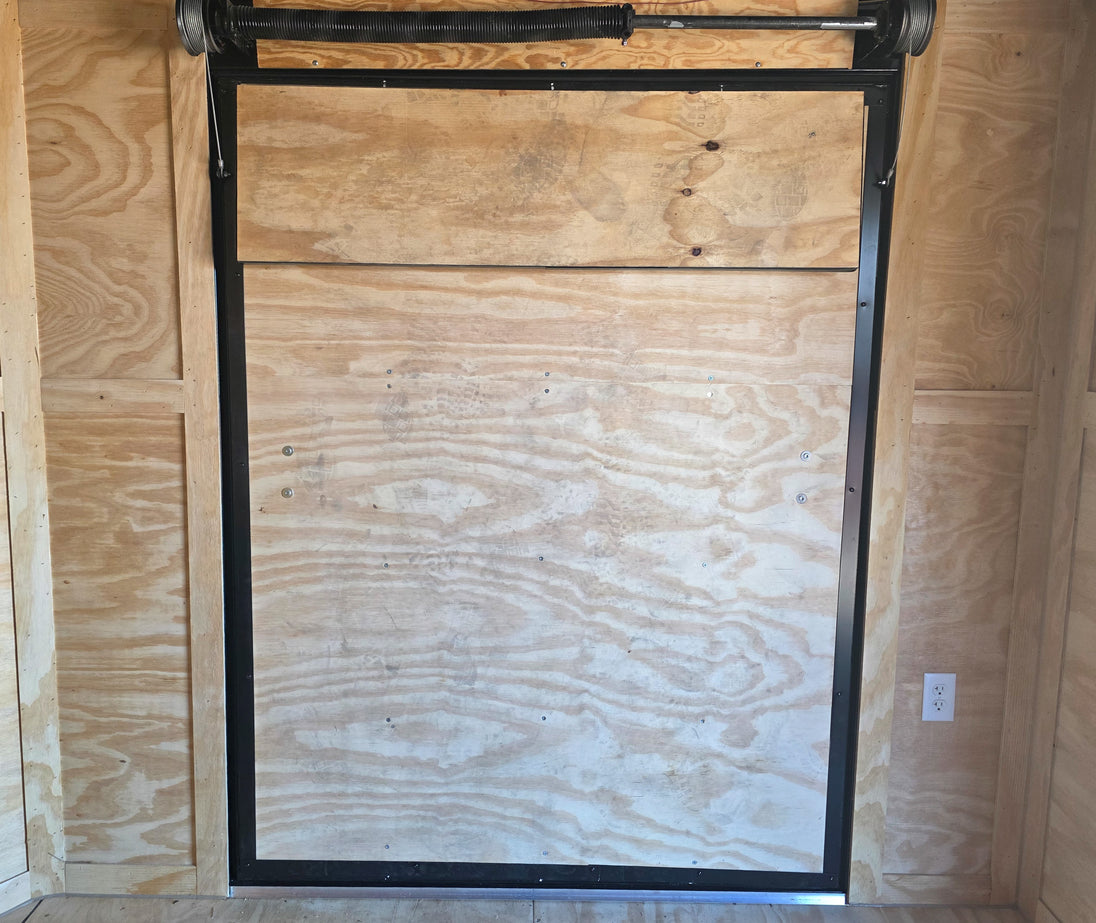 8.5' X 24' Charcoal Enclosed Trailer Hybrid Drone and Equipment Hauler Inside Enclosed Side Ramp