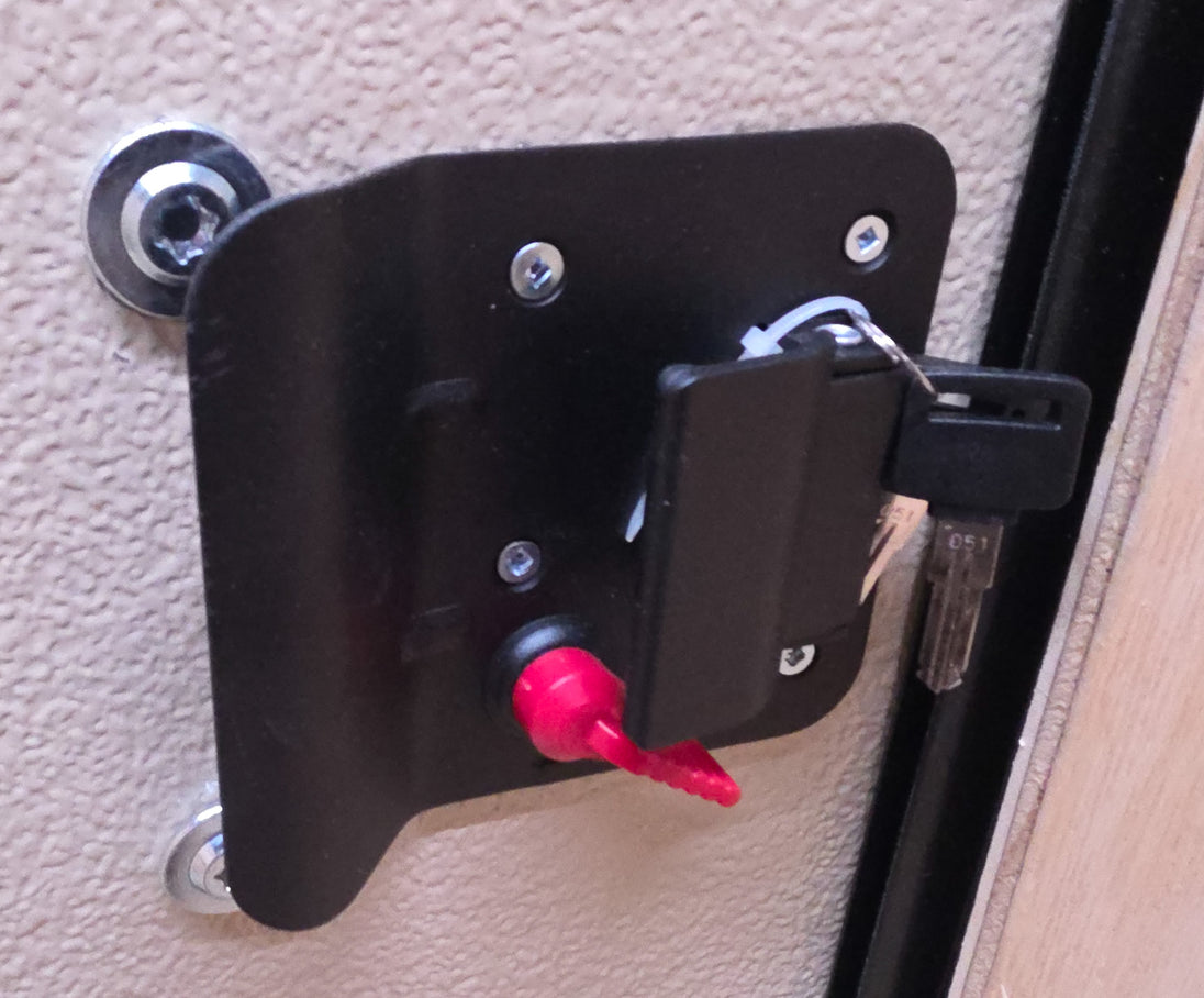 8.5' X 24' Charcoal Enclosed Trailer Hybrid Drone and Equipment Hauler Inside Enclosed RV Door Lock